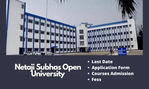 Netaji Subhas Open University Admission