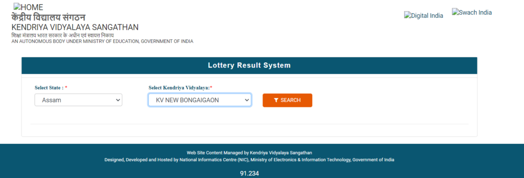 kvs lottery